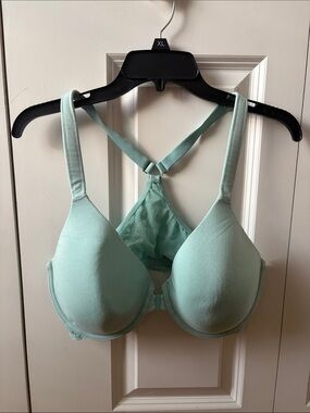 Ambrielle Light Mint Padded Racerback Bra Size 42C